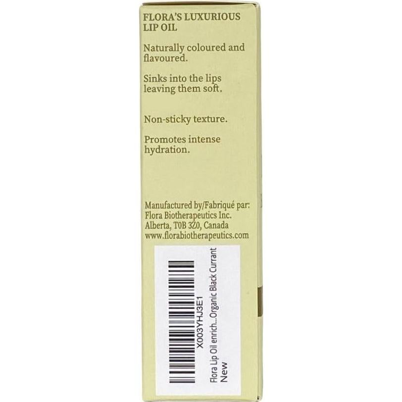 Aceite Labial Orgánico Flora Currante Negro 10 ml Hidratante