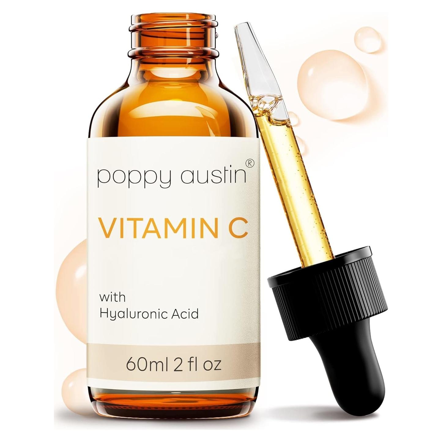 Suero Facial Poppy Austin Vitamina C 60ml Ácido Hialurónico