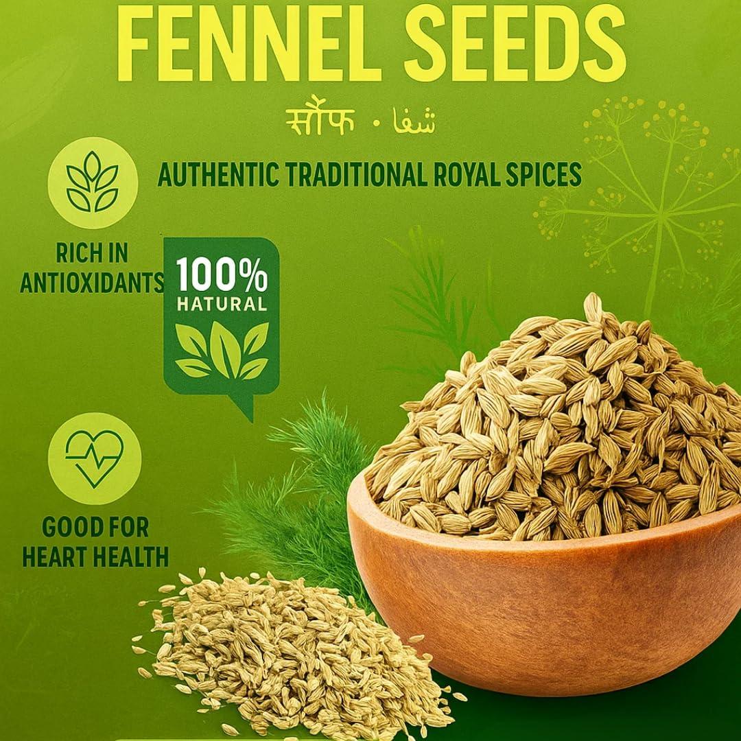 Semillas de Hinojo Premium Kishankriti 226.8g - 100% Naturales