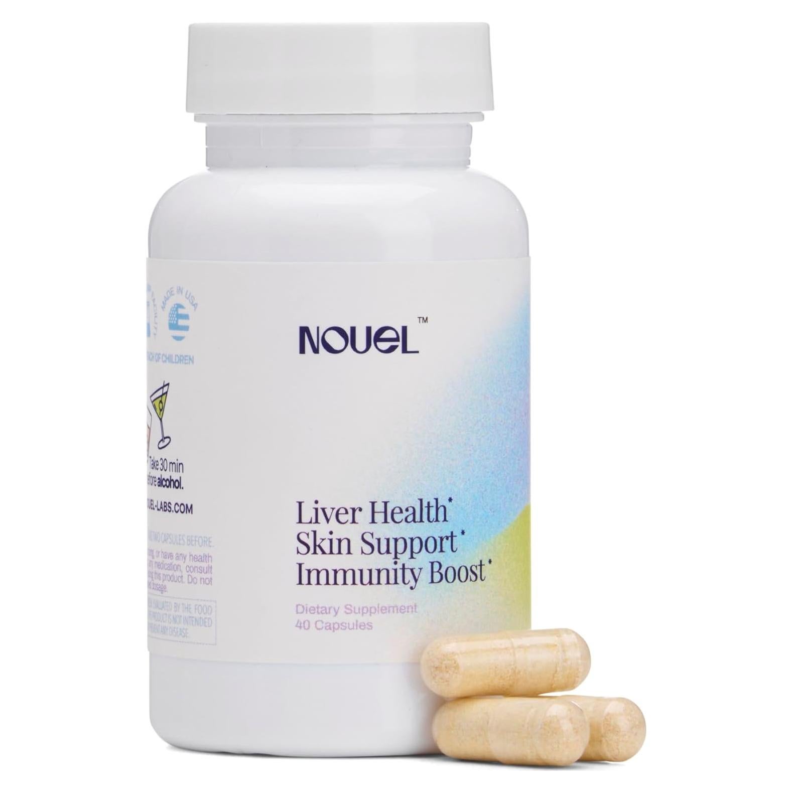 Suplemento Nouel para Piel, Hígado e Inmunidad - 40 Cápsulas