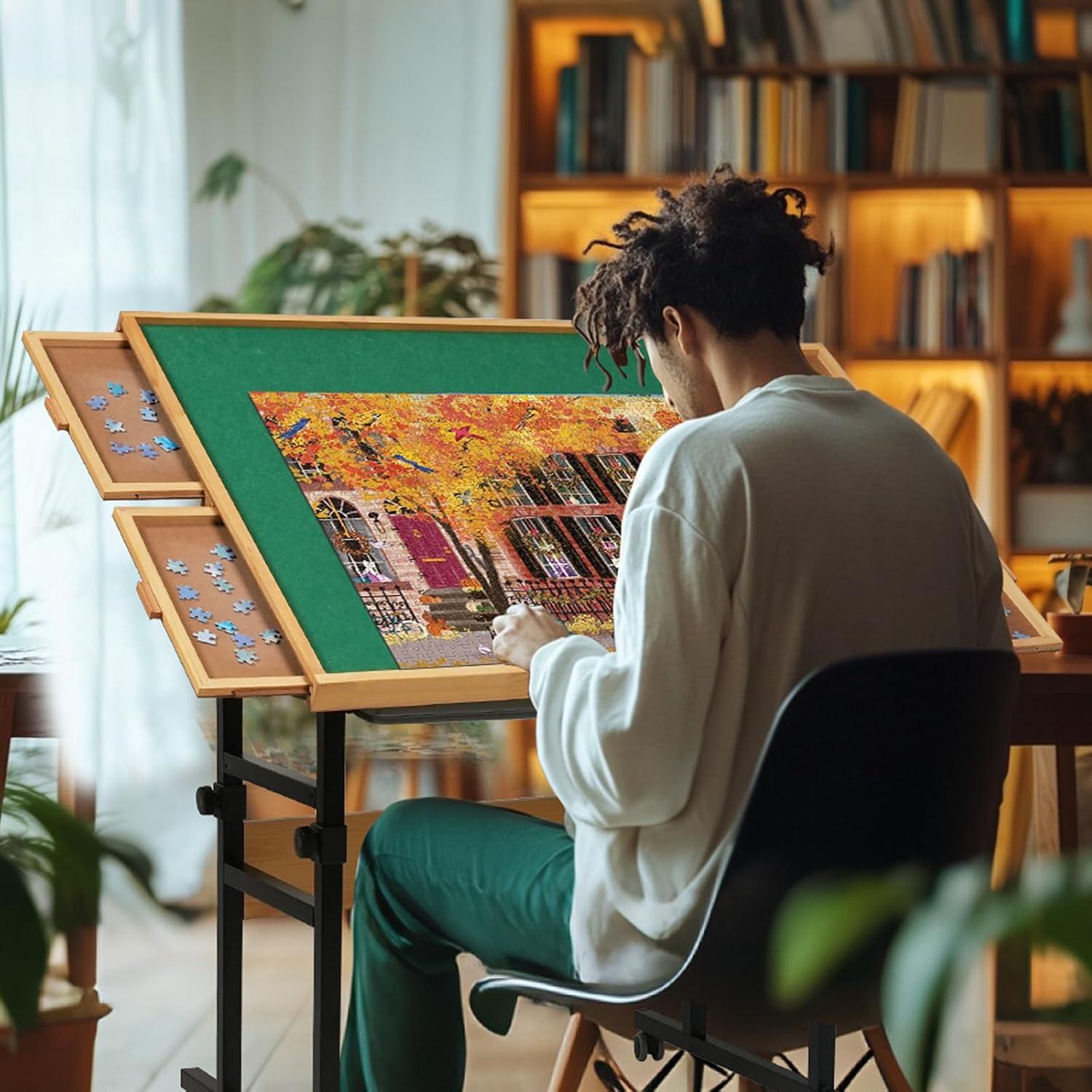 Mesa de Rompecabezas BuilderButler 1500 Piezas Ajustable