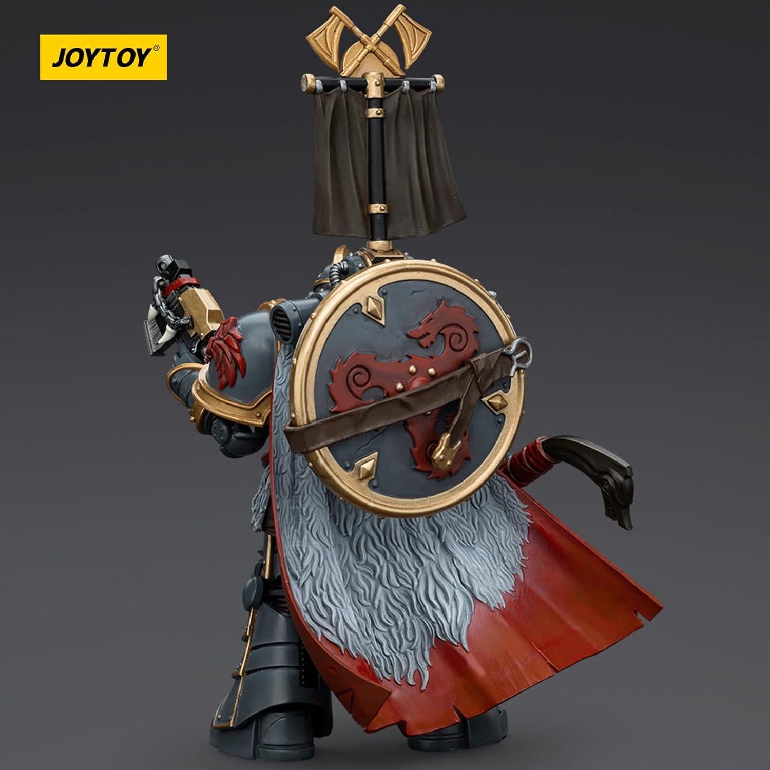 Figura de Acción JOYTOY Warhammer 40k Lobos Espaciales 1/18