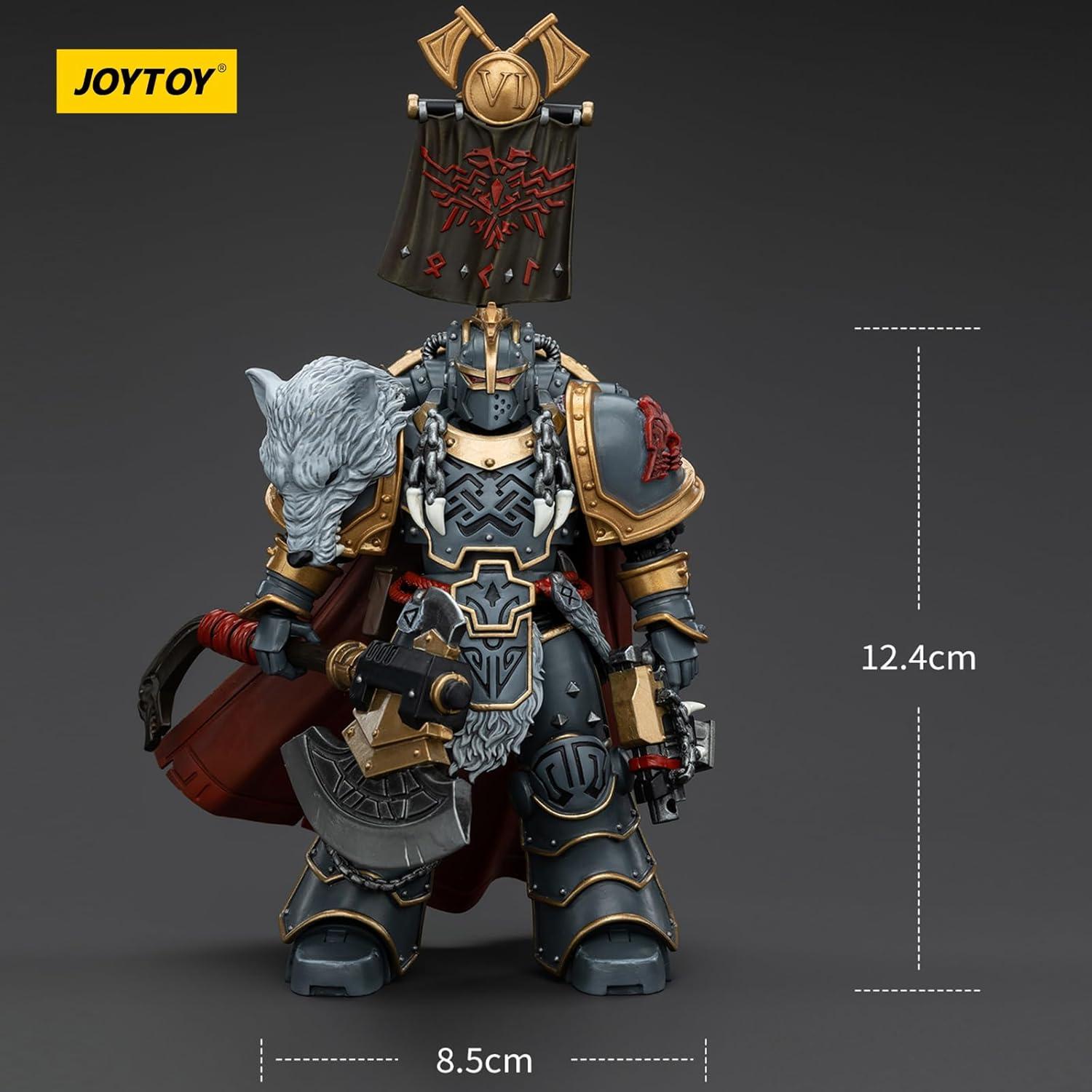 Figura de Acción JOYTOY Warhammer 40k Lobos Espaciales 1/18