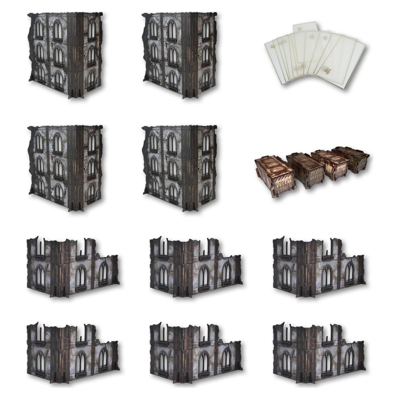 Juego de Terreno WTC 14 Piezas para WH40K 28mm/32mm