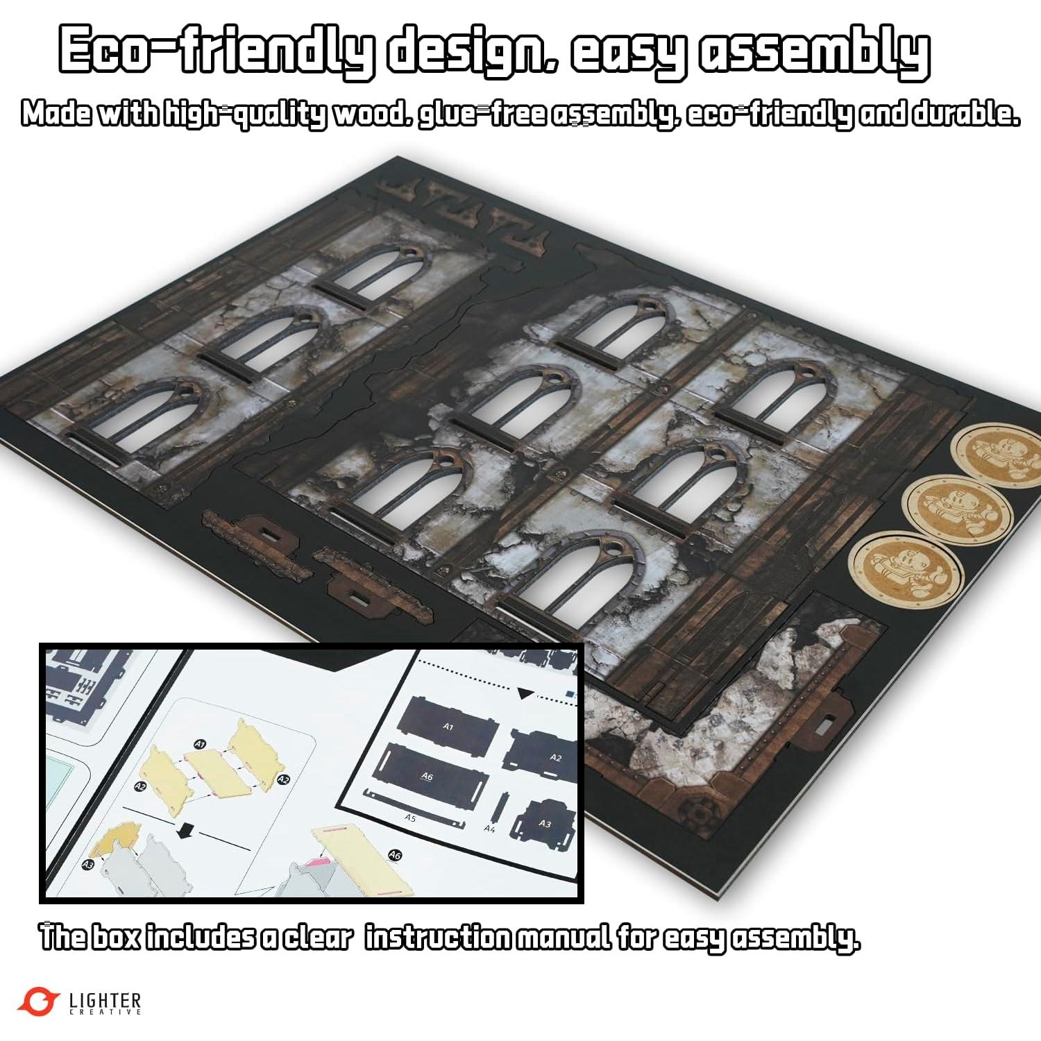 Juego de Terreno WTC 14 Piezas para WH40K 28mm/32mm