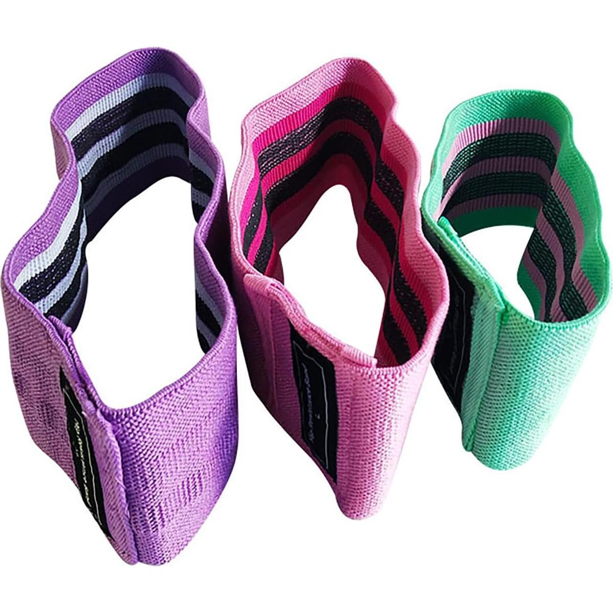 Bandas de Resistencia Edidie 3 Pcs para Ejercicio y Pilates