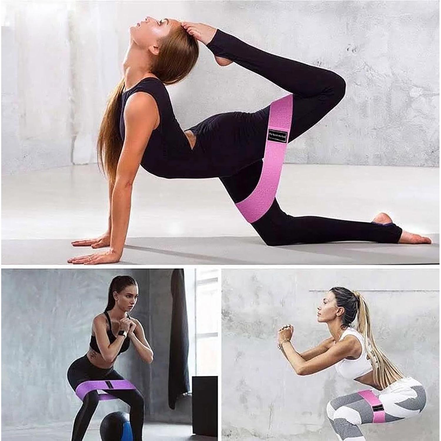 Bandas de Resistencia Edidie 3 Pcs para Ejercicio y Pilates