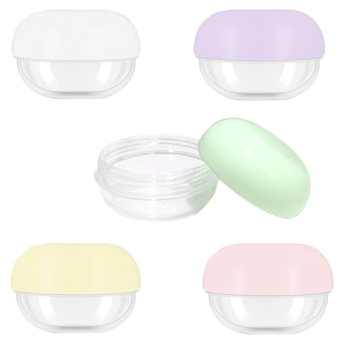 5 Tarros de Viaje GAQWOK 10ml para Cremas y Lociones