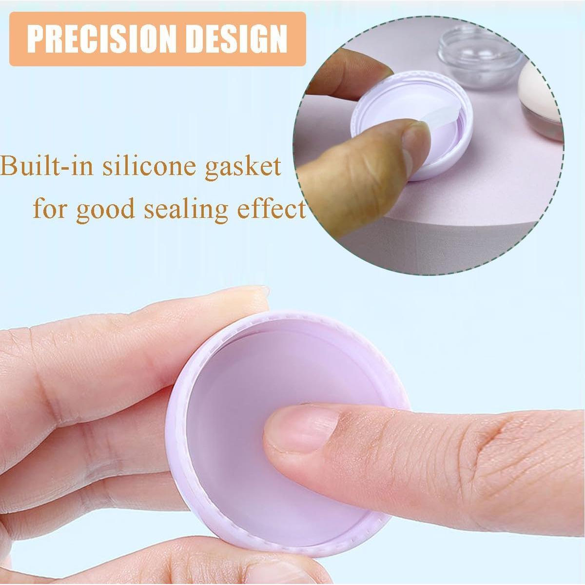 5 Tarros de Viaje GAQWOK 10ml para Cremas y Lociones