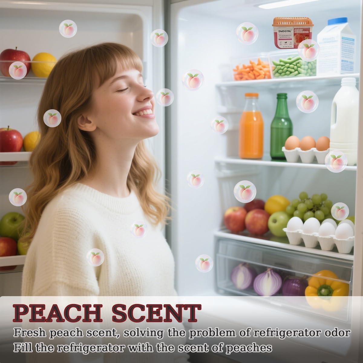 Desodorante de Refrigerador DMDGYNL Durazno 2 Pcs Efectivo