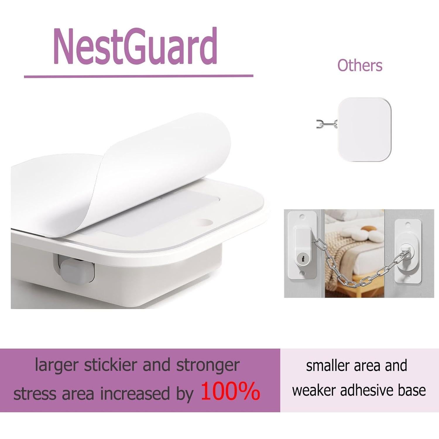 Cerradura de Seguridad para Puertas Niños 2 Paquetes 3M