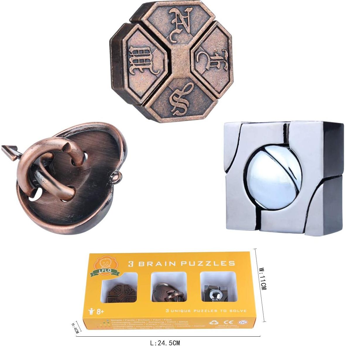 Rompecabezas de Sopa de Letras Long Fa Naranja 3 Sets IQ