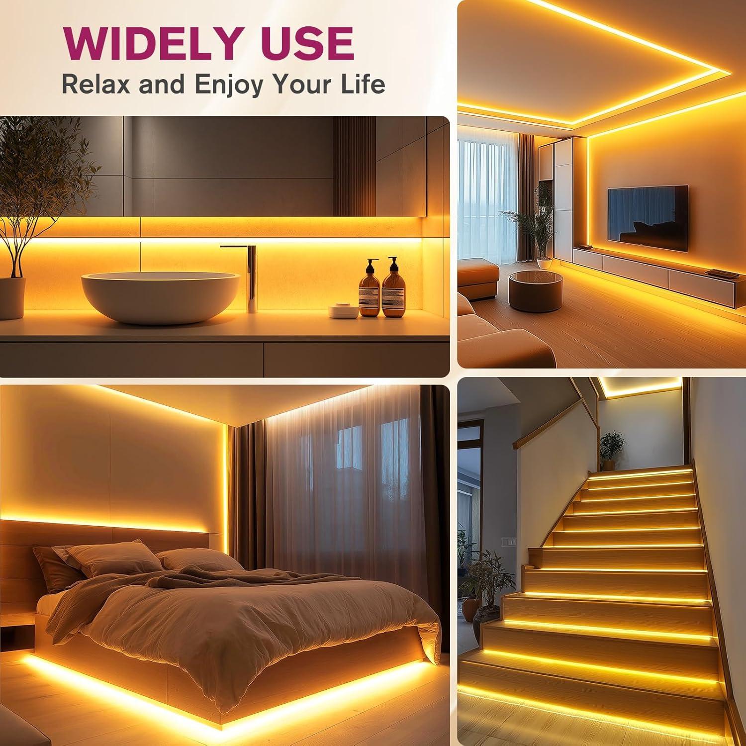 Cinta de Luz LED COB Dimmable EMITEVER 5m 2700K 156 LEDs/ft