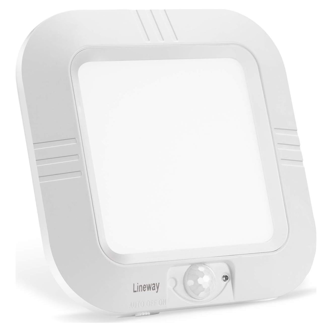 Luz de Techo LED LINEWAY con Sensor de Movimiento 6000K