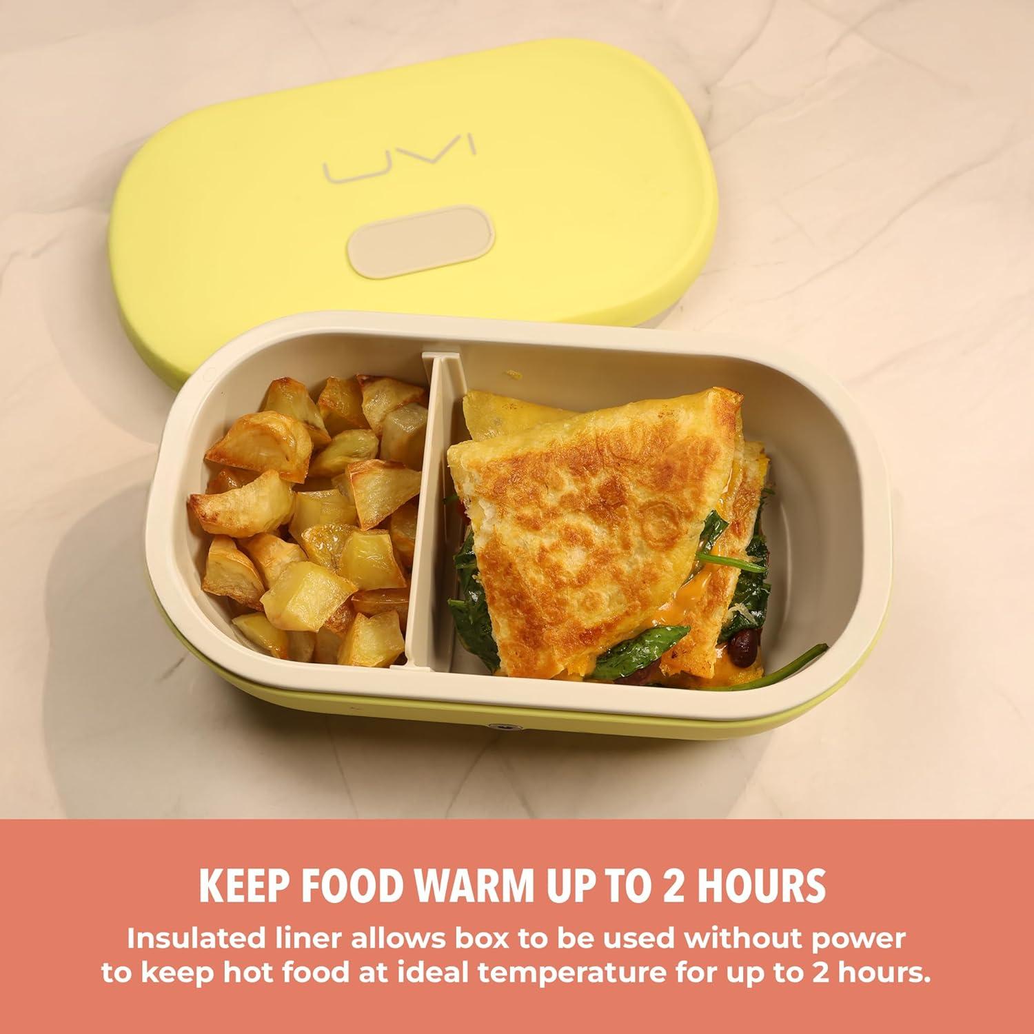 Caja de Almuerzo Eléctrica UVI 0.91 kg Autodesinfectante