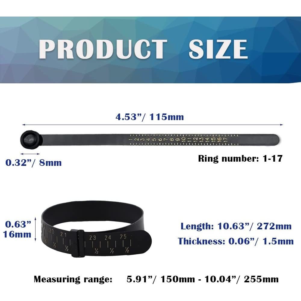 Herramienta de Medición de Anillos y Pulseras HayEastdor HE008-B