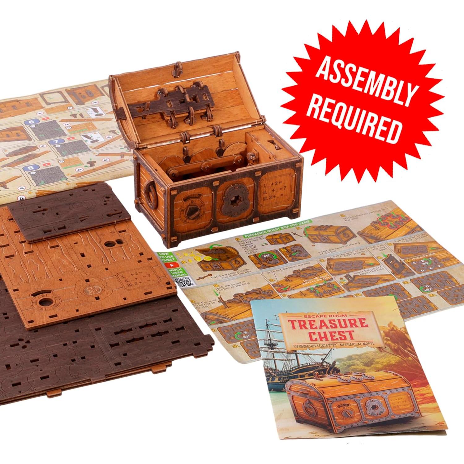 Cofre del Tesoro Wooden.City - Escape Room 3D Difícil