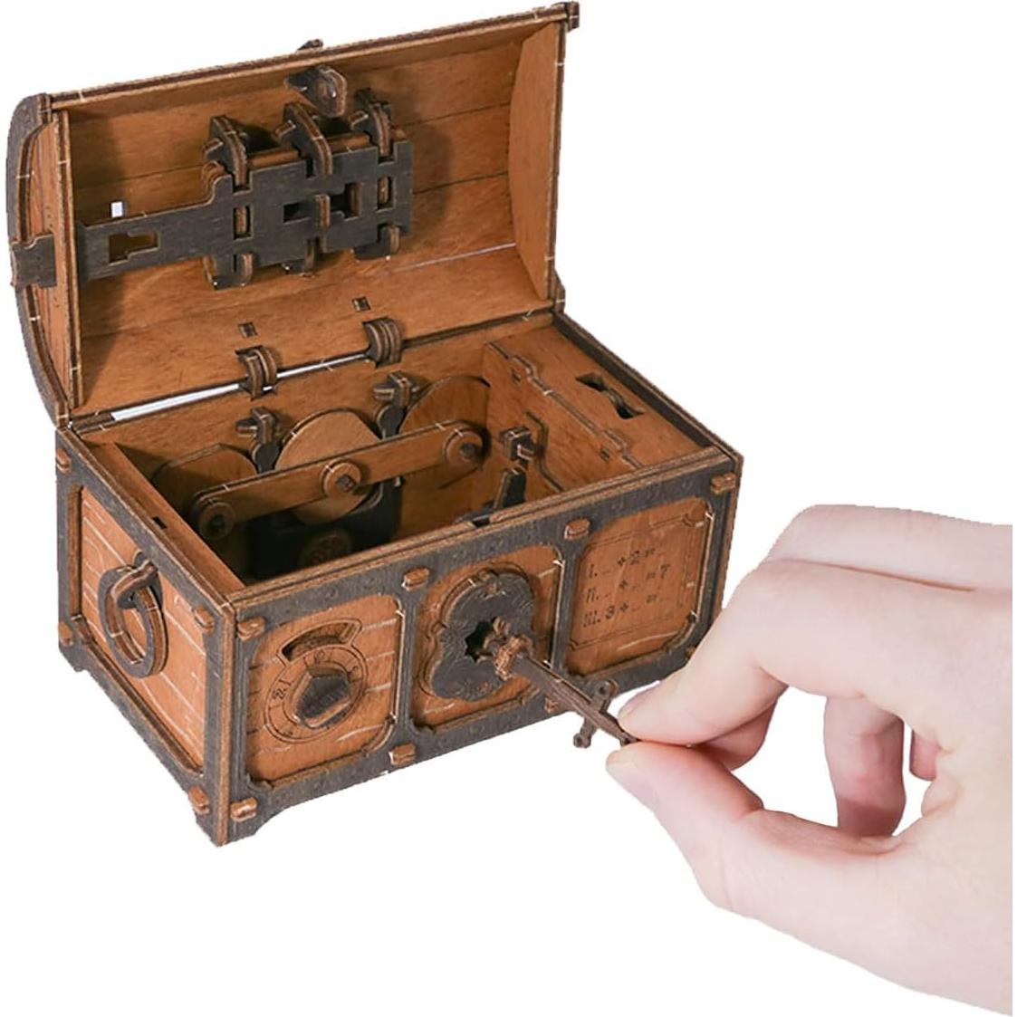 Cofre del Tesoro Wooden.City - Escape Room 3D Difícil