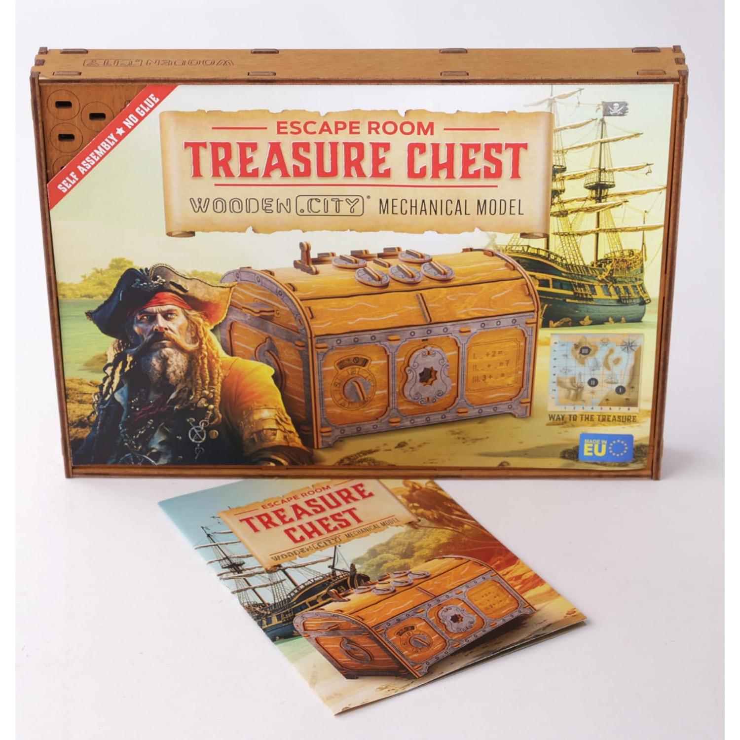 Cofre del Tesoro Wooden.City - Escape Room 3D Difícil