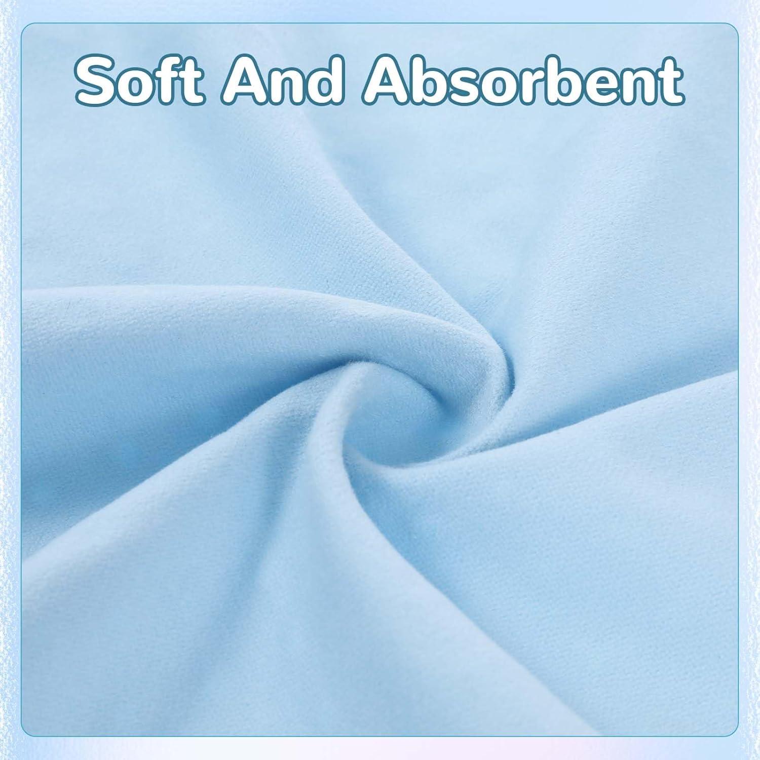 Toallas de Yoga Antideslizantes Peryiter 2 Pack 182x61cm Azul