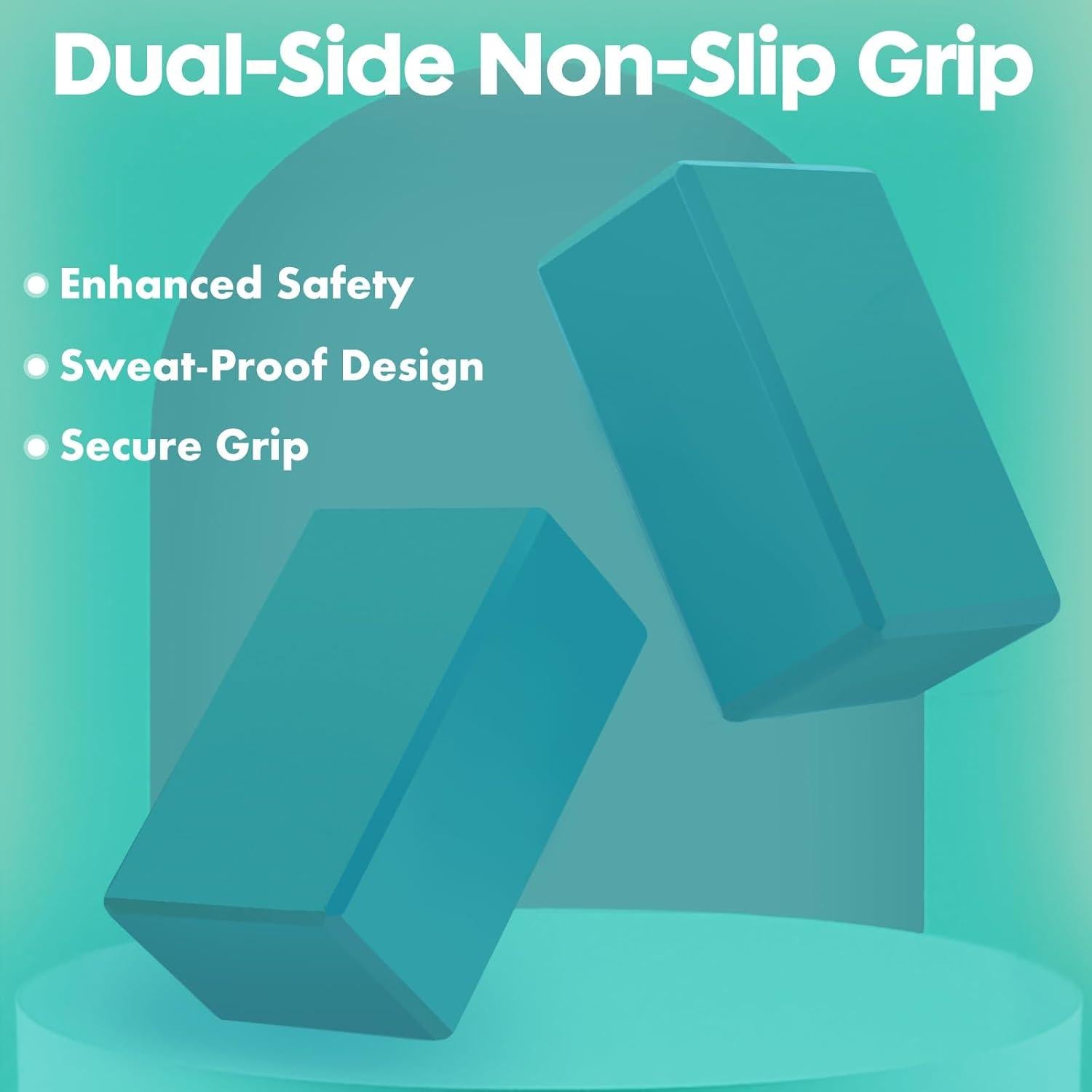 Bloque de Yoga Sozilifty EVA Antideslizante 23x15x10 cm Verde