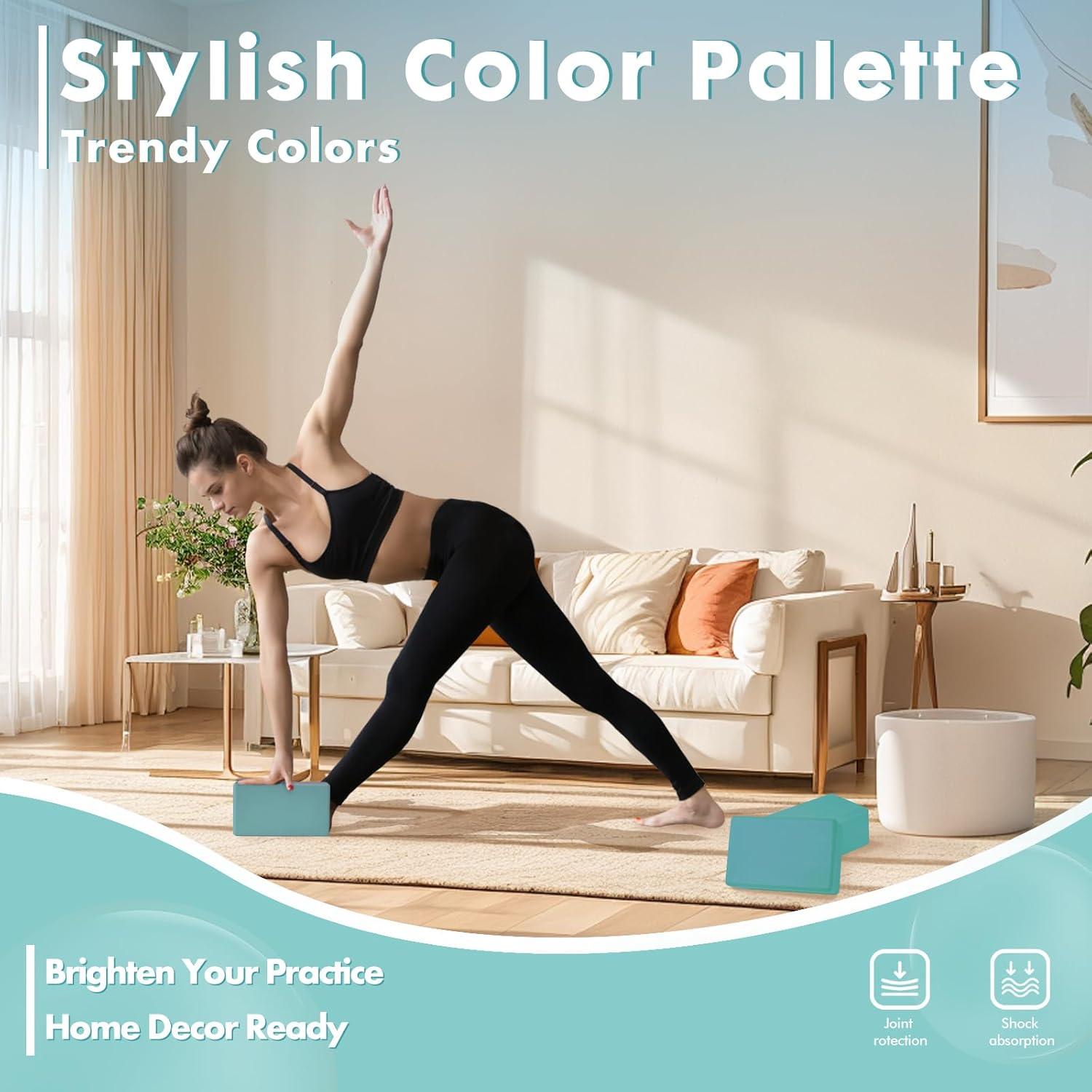 Bloque de Yoga Sozilifty EVA Antideslizante 23x15x10 cm Verde