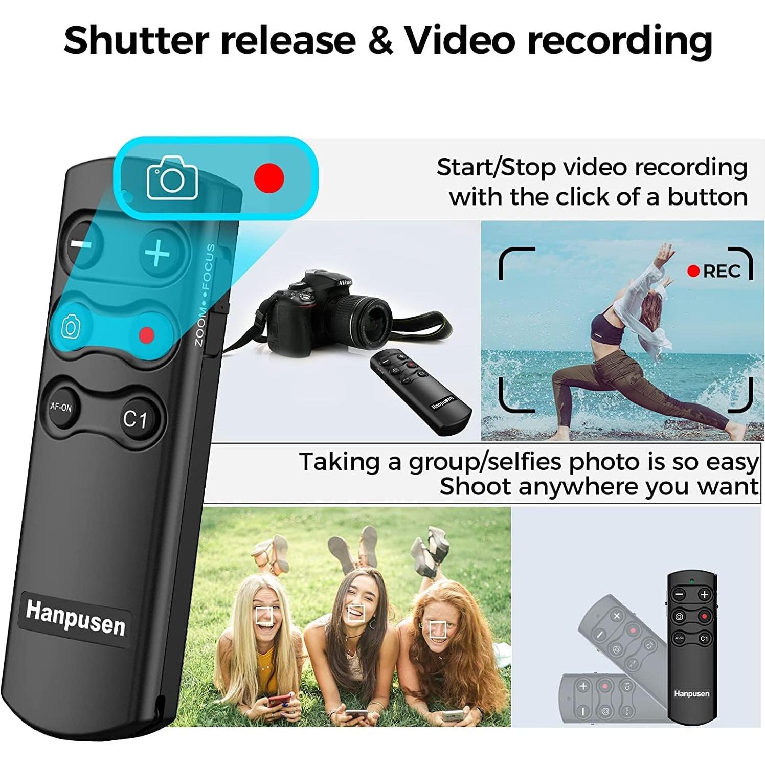 Control Remoto Inalámbrico Hanpusen RMT-P1BTA para Cámara Sony