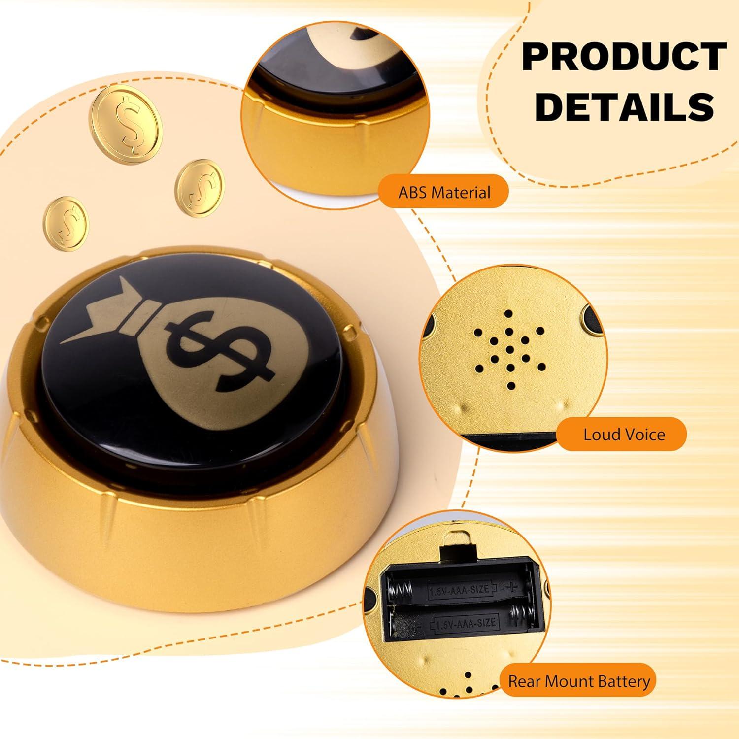 Botón de Dólar con Sonido REFARICO - Accesorio Divertido