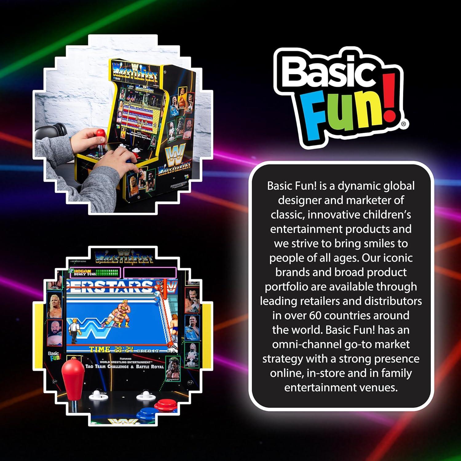 Juego de Arcade Clásicos WWE - 4 Juegos en 1 - Pantalla 8"