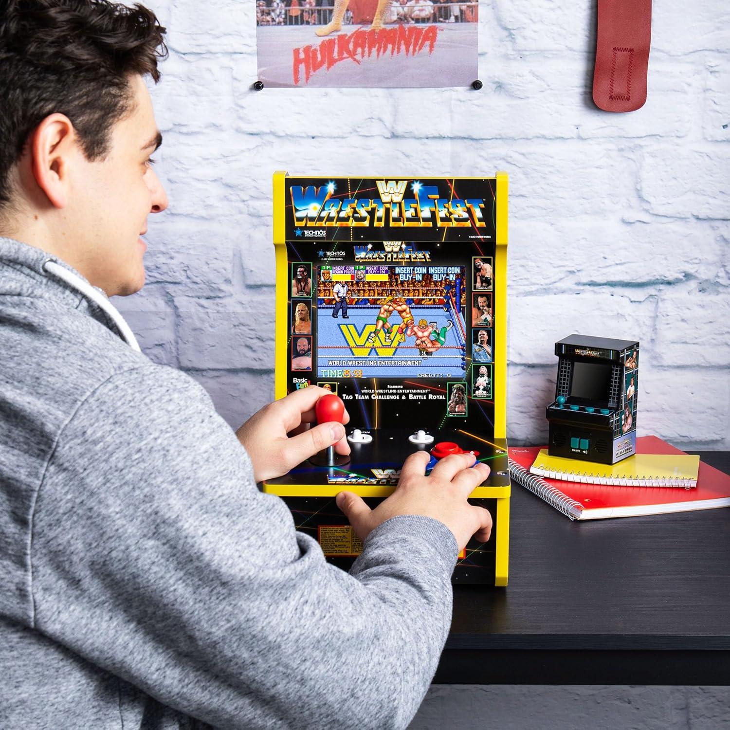 Juego de Arcade Clásicos WWE - 4 Juegos en 1 - Pantalla 8"