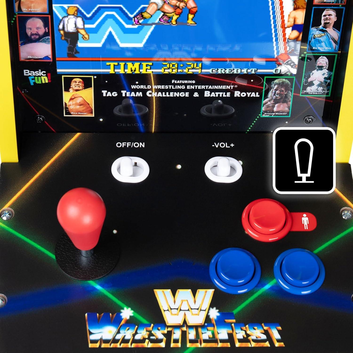 Juego de Arcade Clásicos WWE - 4 Juegos en 1 - Pantalla 8"