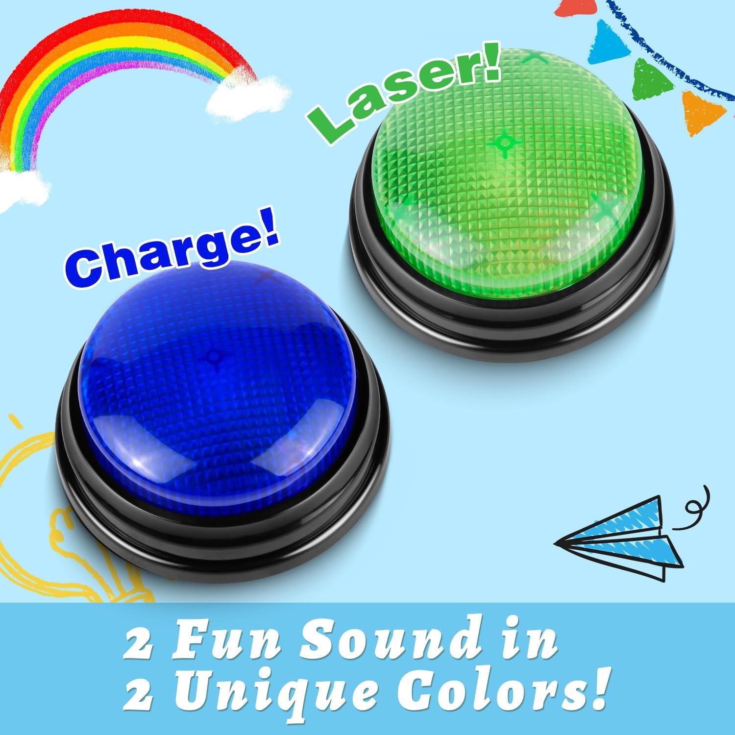 Zumbadores de Juego BEAN LIEVE - Paquete de 2 LED Brillantes