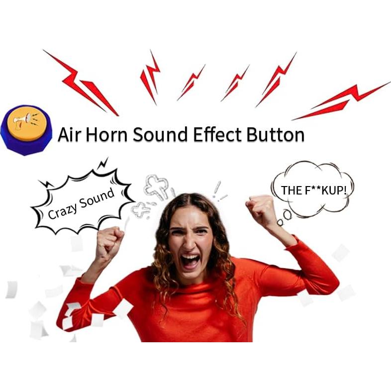 Botón de Sonido Airhorn RIBOSY - Efecto Hip Hop Divertido