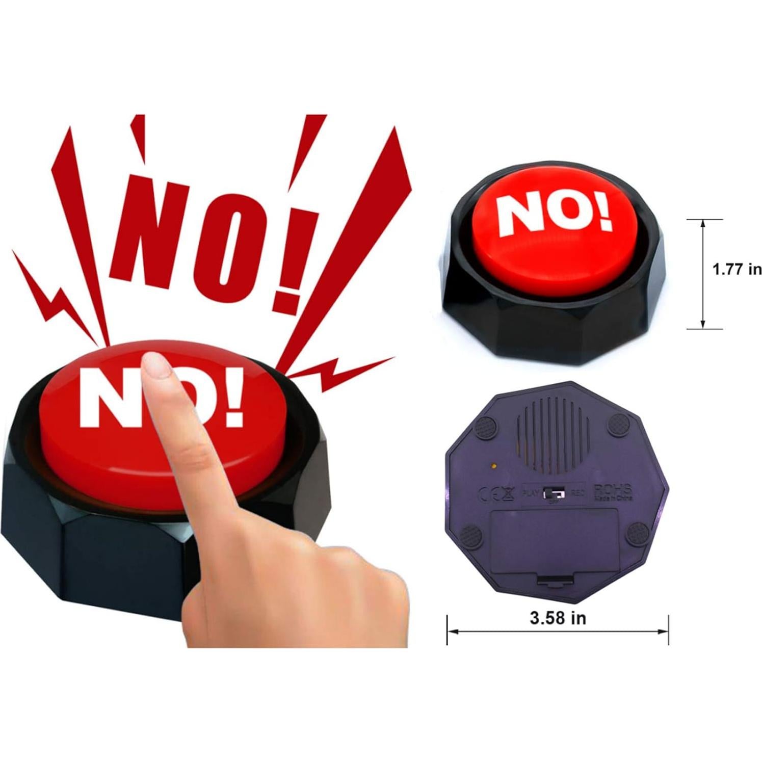 Botón de Sonido NO RIBOSY - Diversión para todas las edades