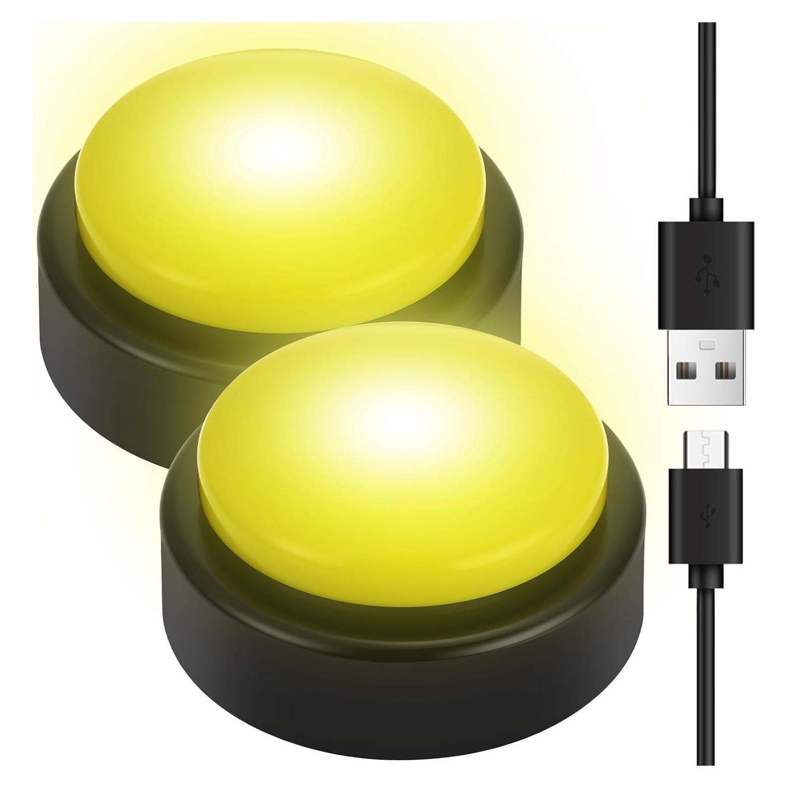 Paquete de 2 Botones USB Grabables 240s - Saysurey