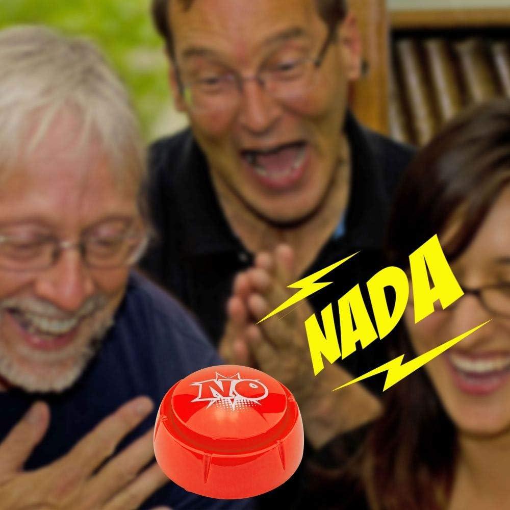 Botón de Sonido NO Fairly Odd Novelties 10 Frases Únicas Rojo