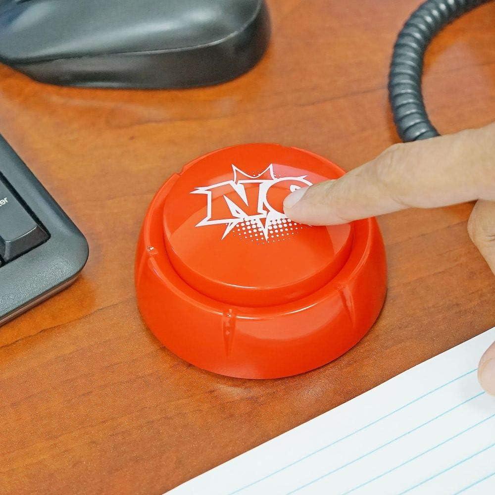 Botón de Sonido NO Fairly Odd Novelties 10 Frases Únicas Rojo