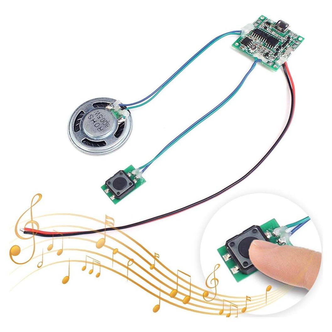 Módulo de Sonido ICStation 8M MP3 Programable Control Botón