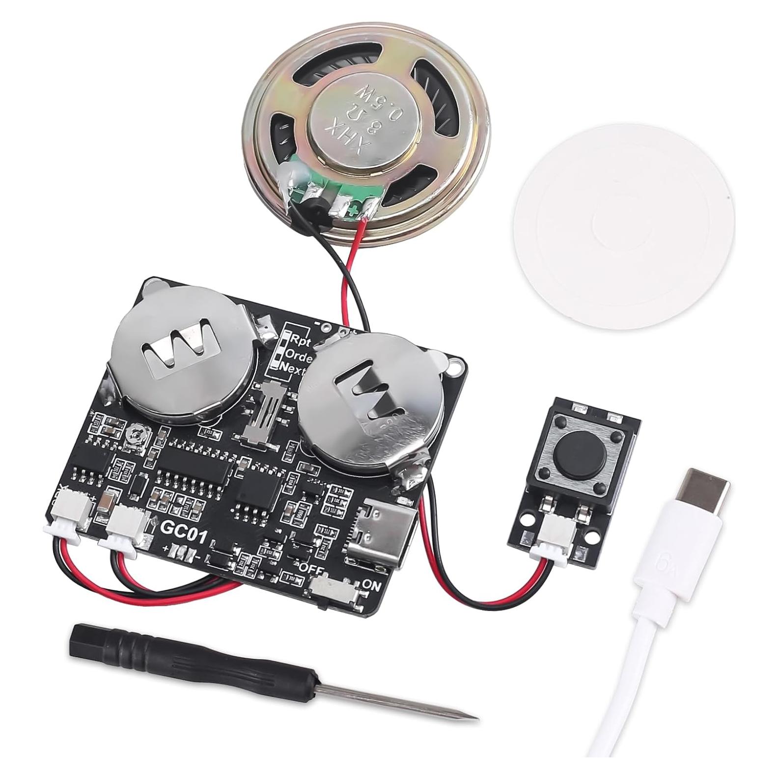 Módulo de Sonido Icstation 8MB Recargable USB Tipo-C