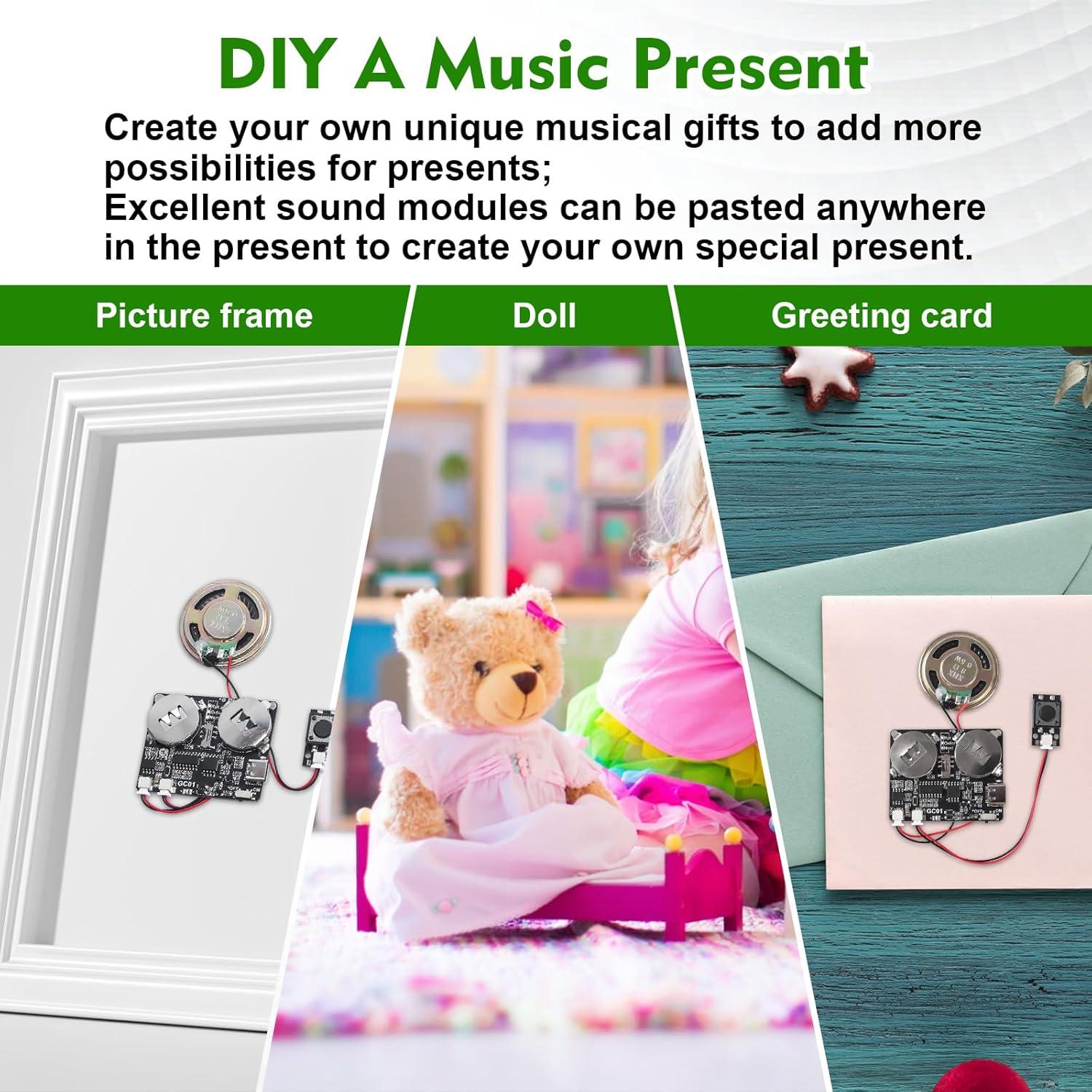 Módulo de Sonido Icstation 8MB Recargable USB Tipo-C