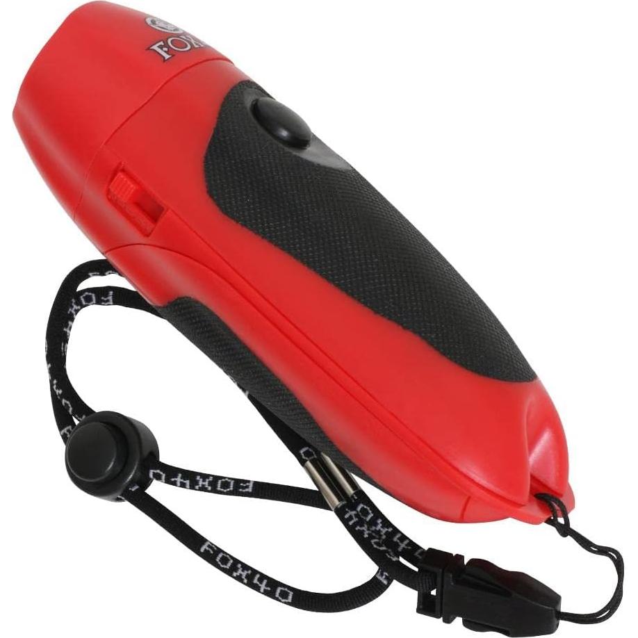 Silbato Electrónico Fox 40 - 3 Tonos, Rojo, Higiénico