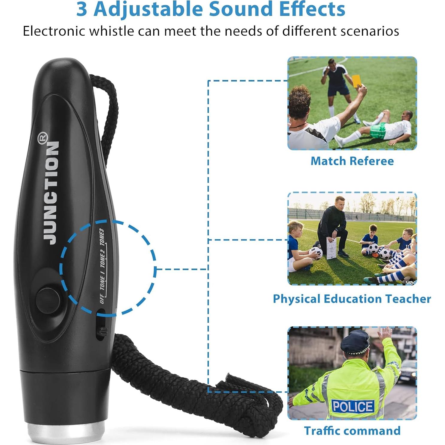 Silbatos Electrónicos Xflyee 4 Pack Alto Volumen 3 Tonos