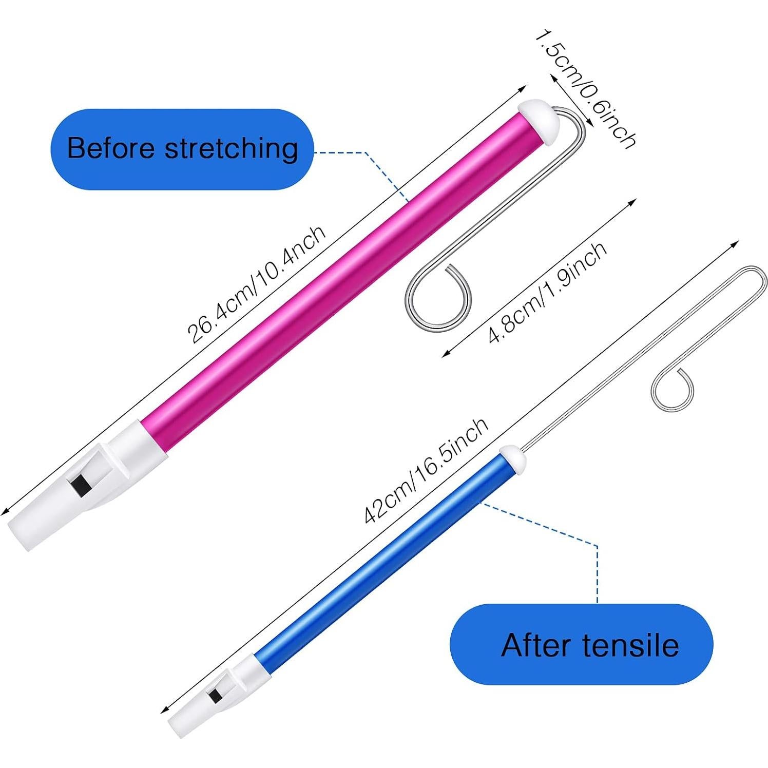Silbato Deslizante Musical 2 Piezas Lukmaa Azul y Púrpura