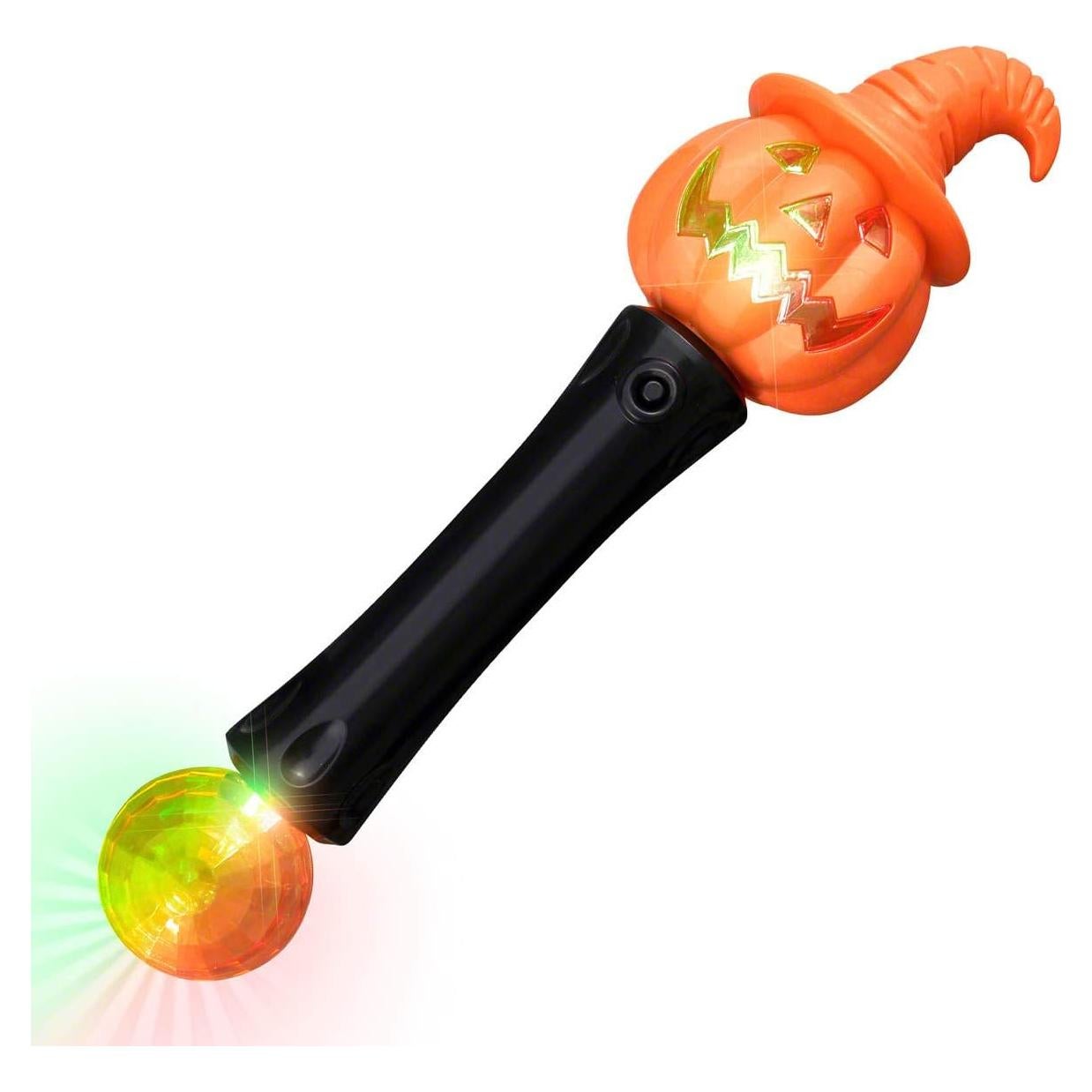 Varita LED Calabaza Halloween con Sonido y Luces 31.75 cm