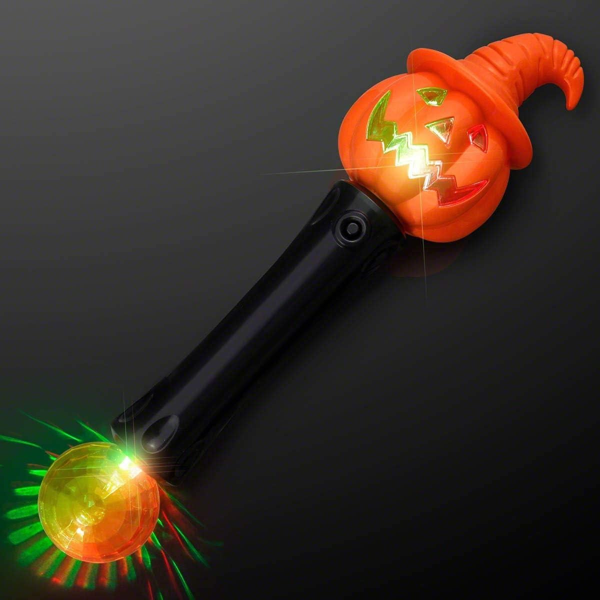 Varita LED Calabaza Halloween con Sonido y Luces 31.75 cm