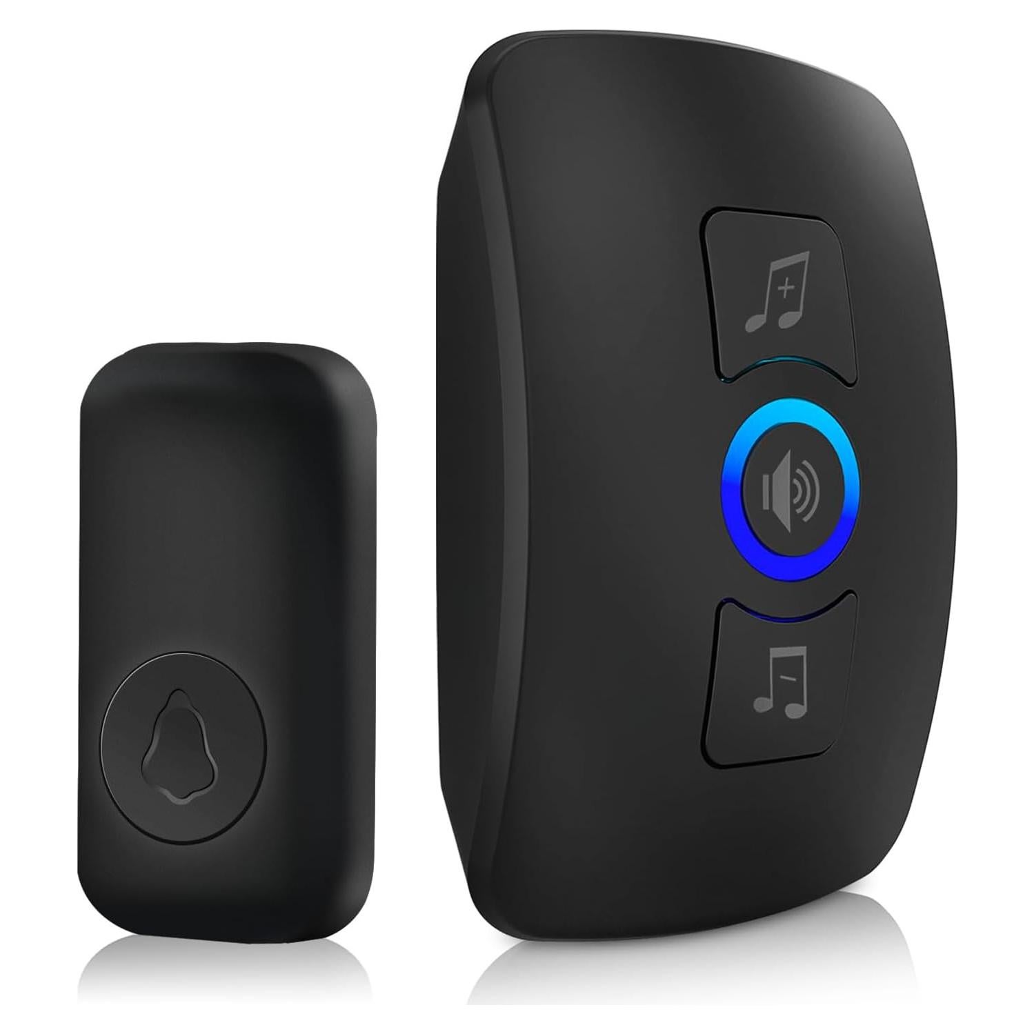 Timbre Inalámbrico Douevo IP55, 60 Melodías, 1000 pies