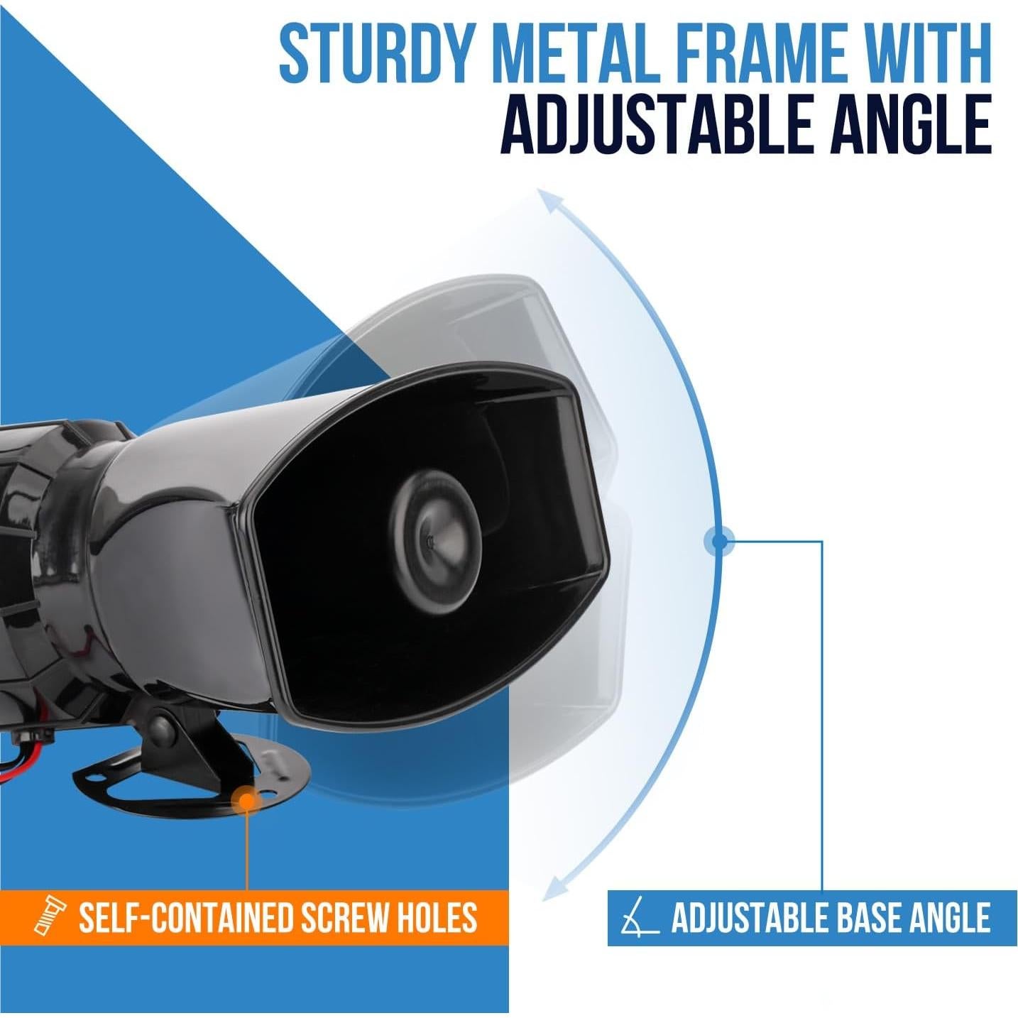 Sirena de Coche Kerwinn HORN-7TONE-MIC 120dB 12V