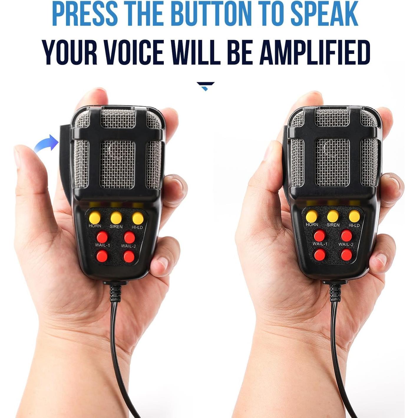 Sirena de Coche Kerwinn HORN-7TONE-MIC 120dB 12V