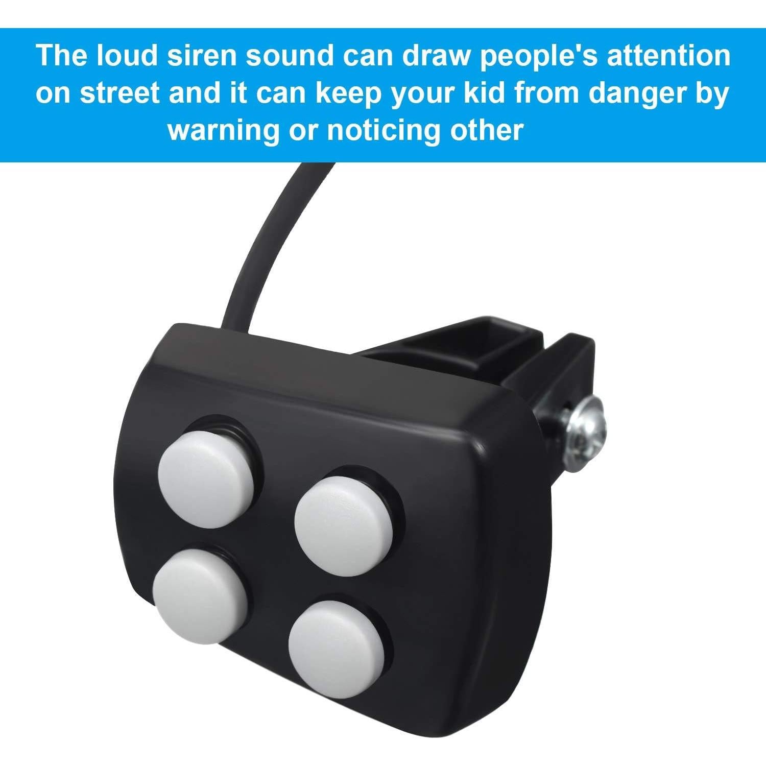 Luces LED de Policía Boao para Bicicleta - 2 Piezas Impermeables