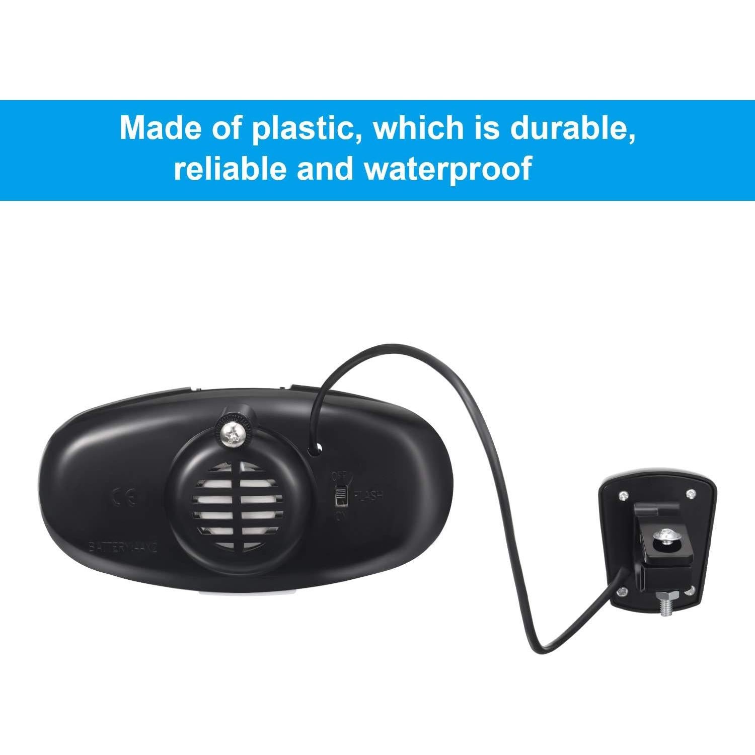 Luces LED de Policía Boao para Bicicleta - 2 Piezas Impermeables